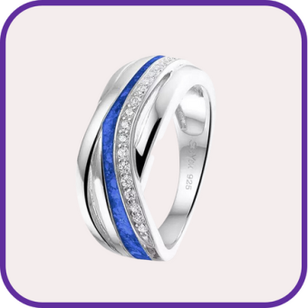 SeeYou ringen van Sterling zilver